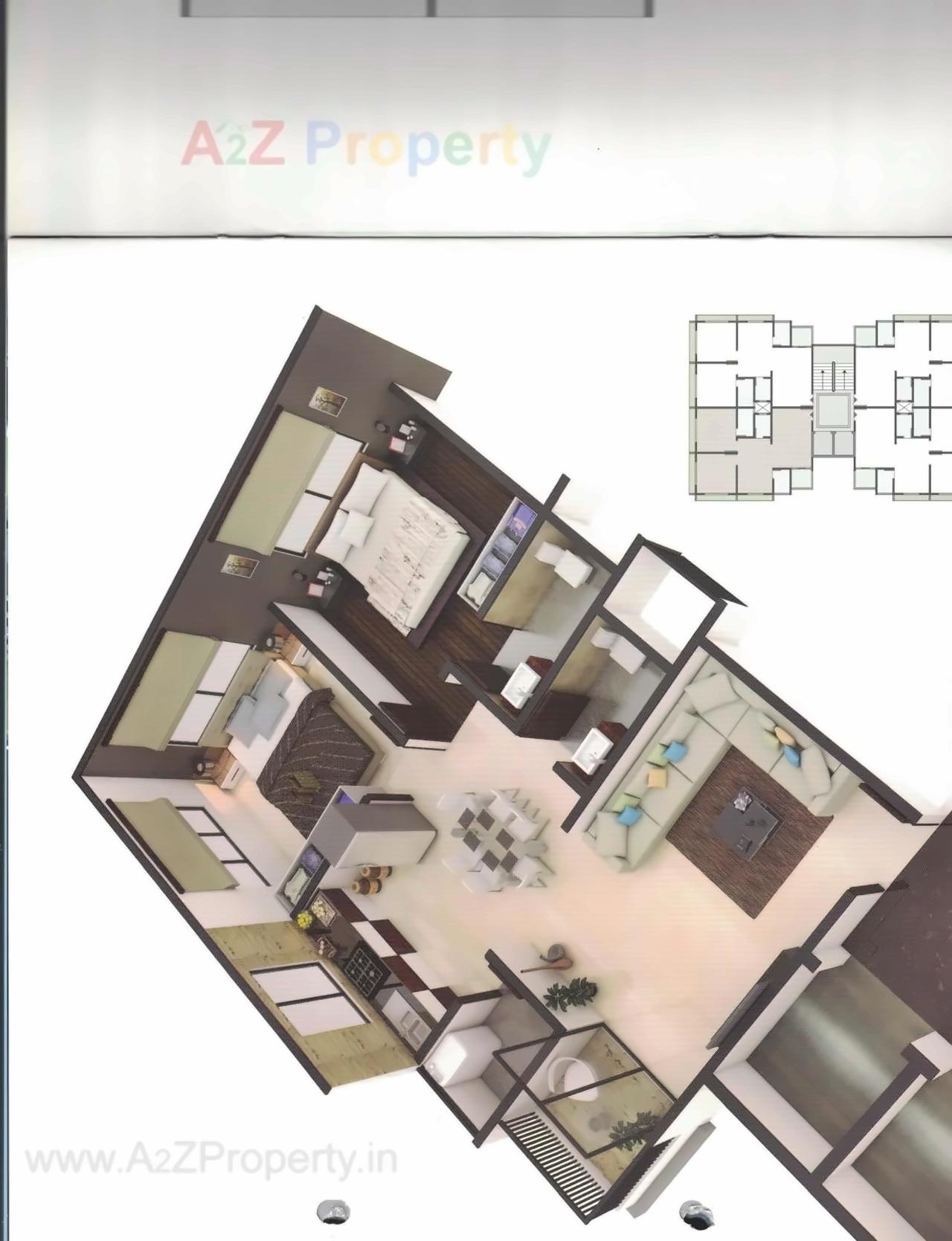 Layout of real estate project Radhe Om City located at Aslali, Ahmedabad, Gujarat