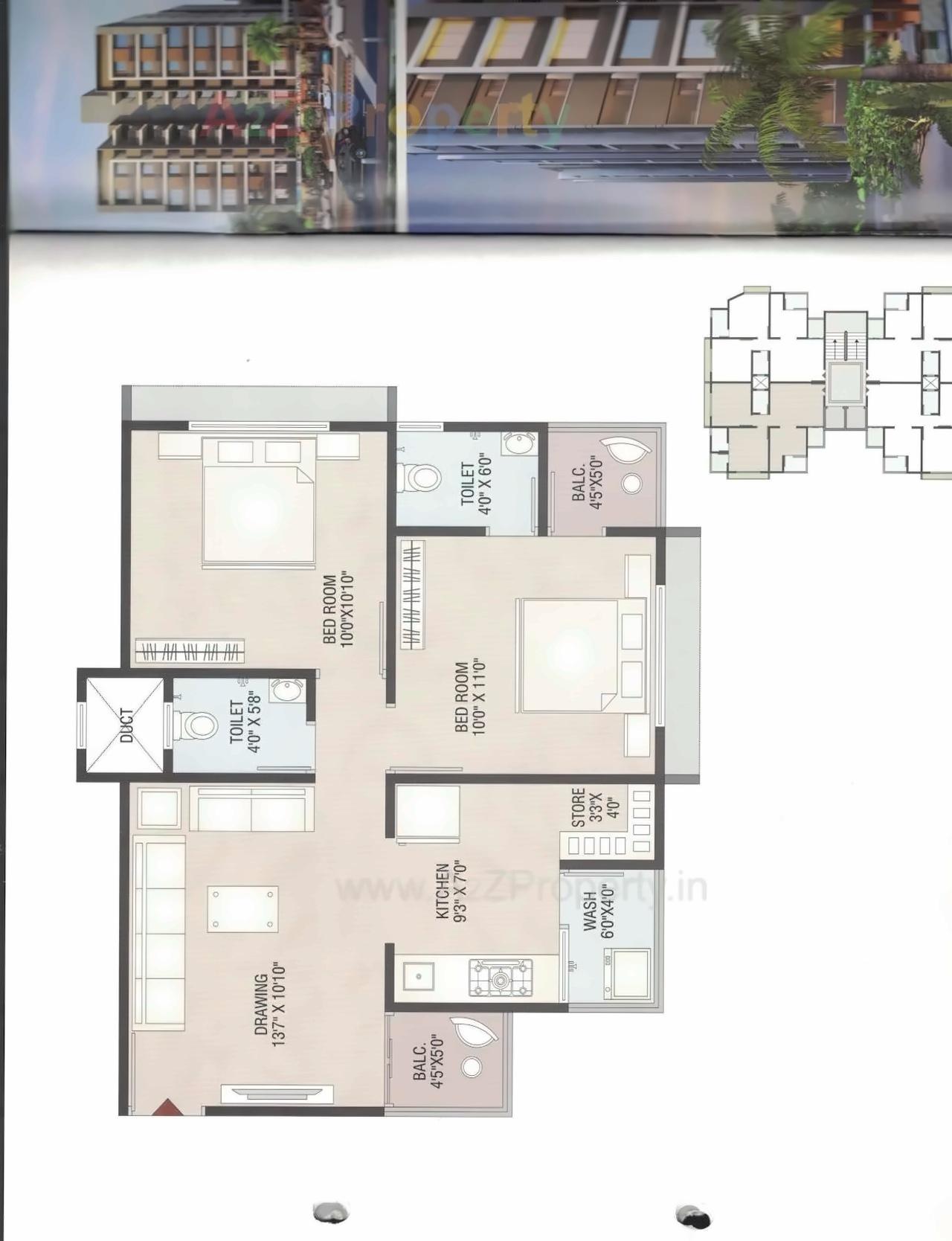 Layout of real estate project Radhe Om City located at Aslali, Ahmedabad, Gujarat
