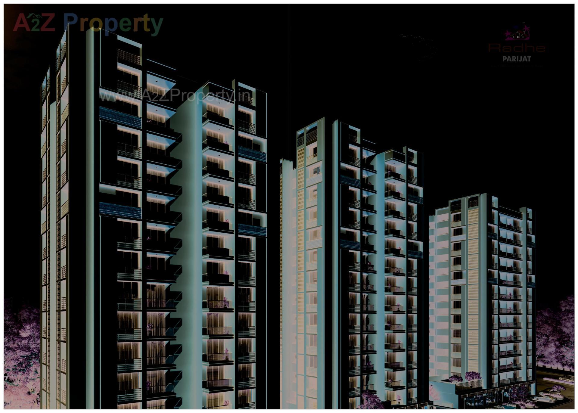 3D Elevation of real estate project Radhe Parijat located at Ramol, Ahmedabad, Gujarat