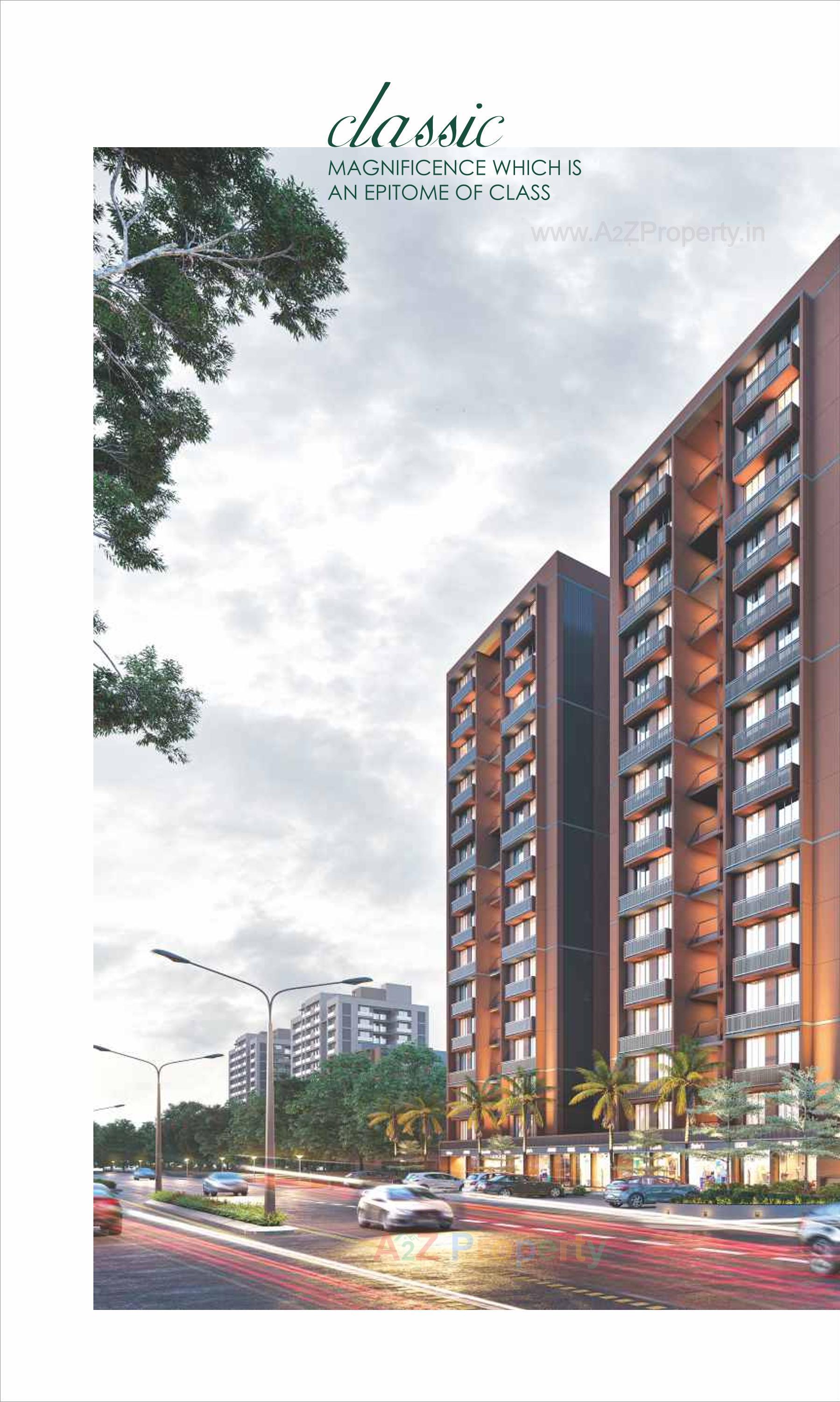 3D Elevation of real estate project Radhe Parisar located at Hathijan, Ahmedabad, Gujarat