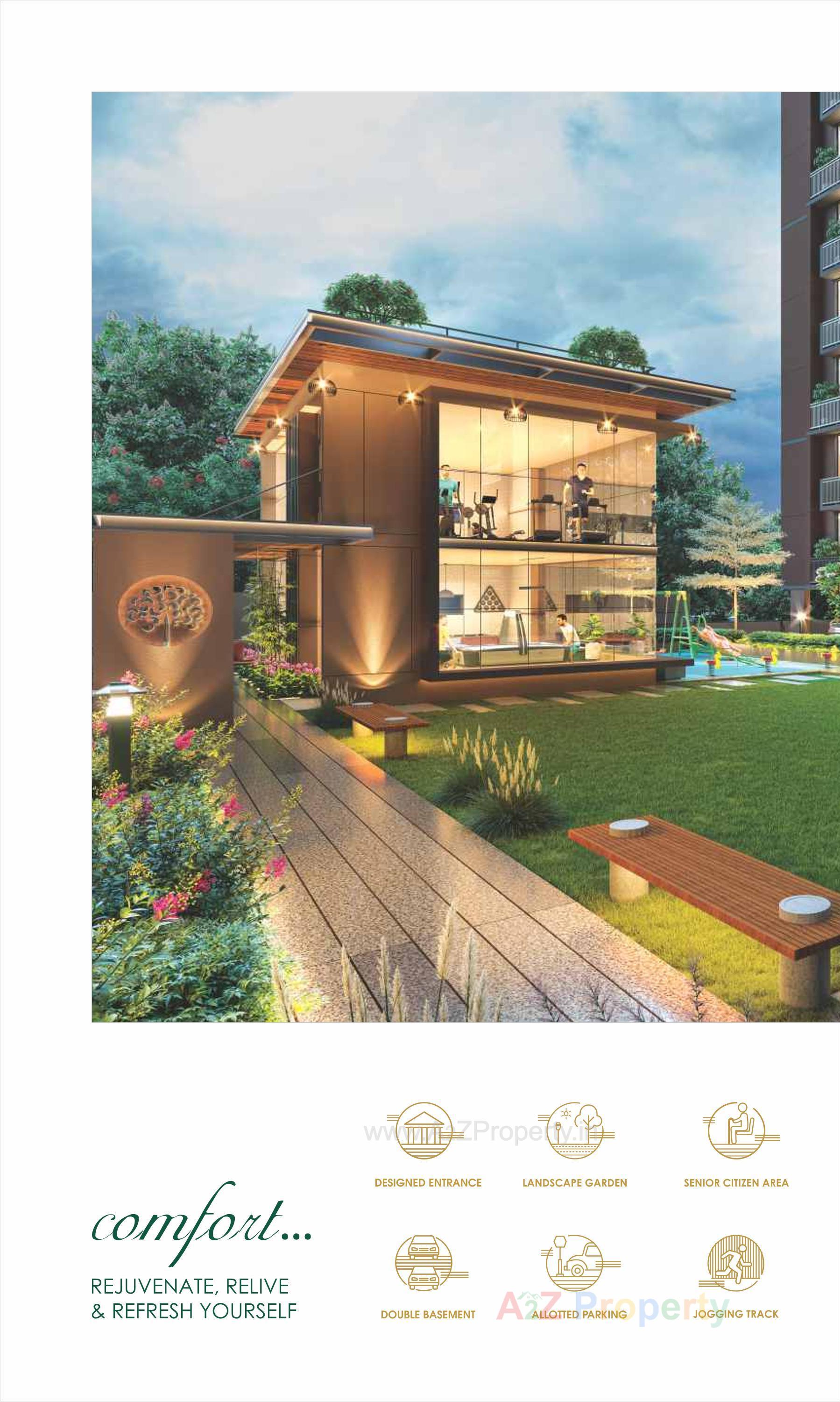 3D Elevation of real estate project Radhe Parisar located at Hathijan, Ahmedabad, Gujarat