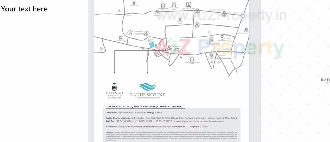  of real estate project Radhe Skyline located at Sanand, Ahmedabad, Gujarat