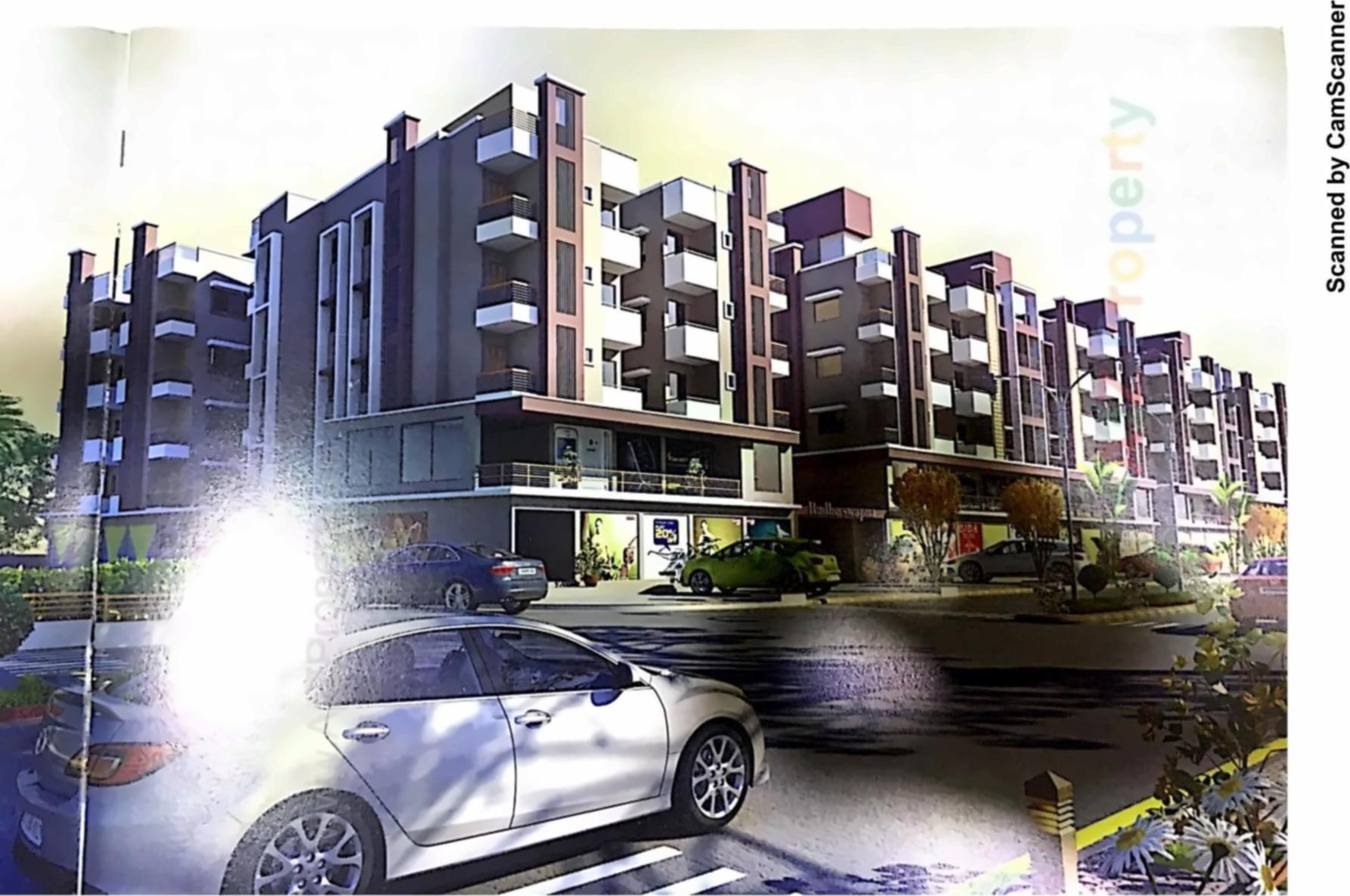3D Elevation of real estate project Radhe Swapna located at Sanand, Ahmedabad, Gujarat