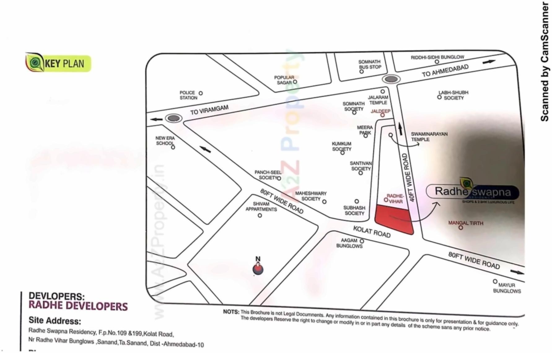  of real estate project Radhe Swapna located at Sanand, Ahmedabad, Gujarat