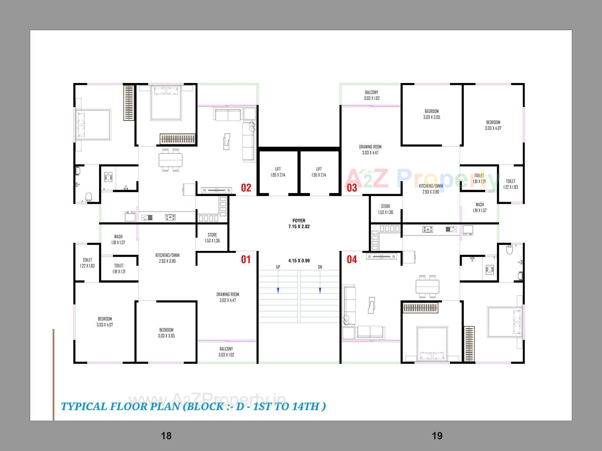Layout of real estate project Radhe Swapnil located at Hanspura, Ahmedabad, Gujarat