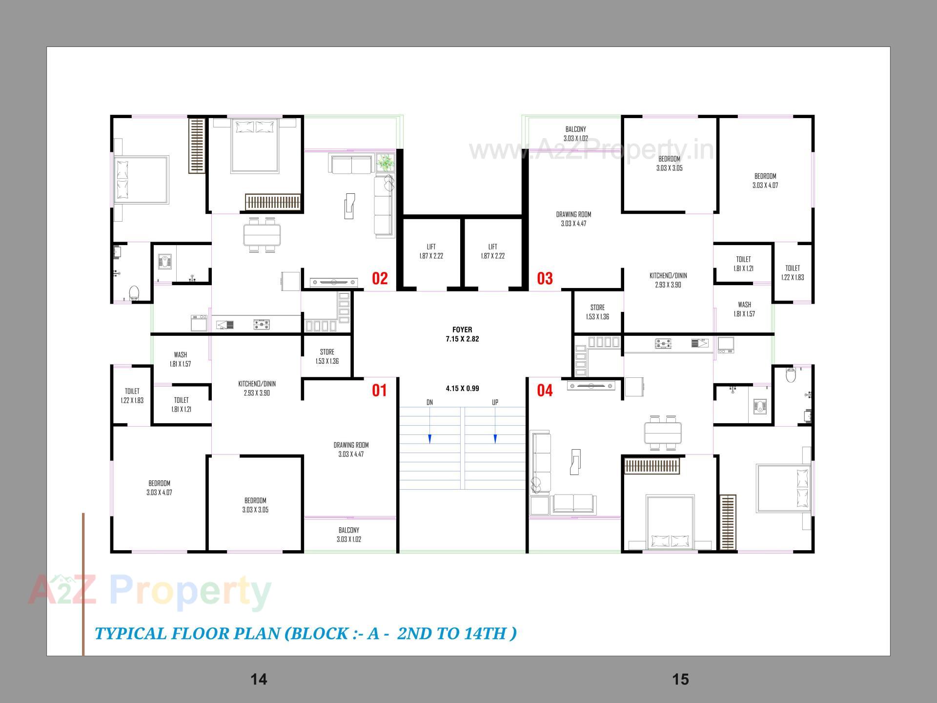 Layout of real estate project Radhe Swapnil located at Hanspura, Ahmedabad, Gujarat