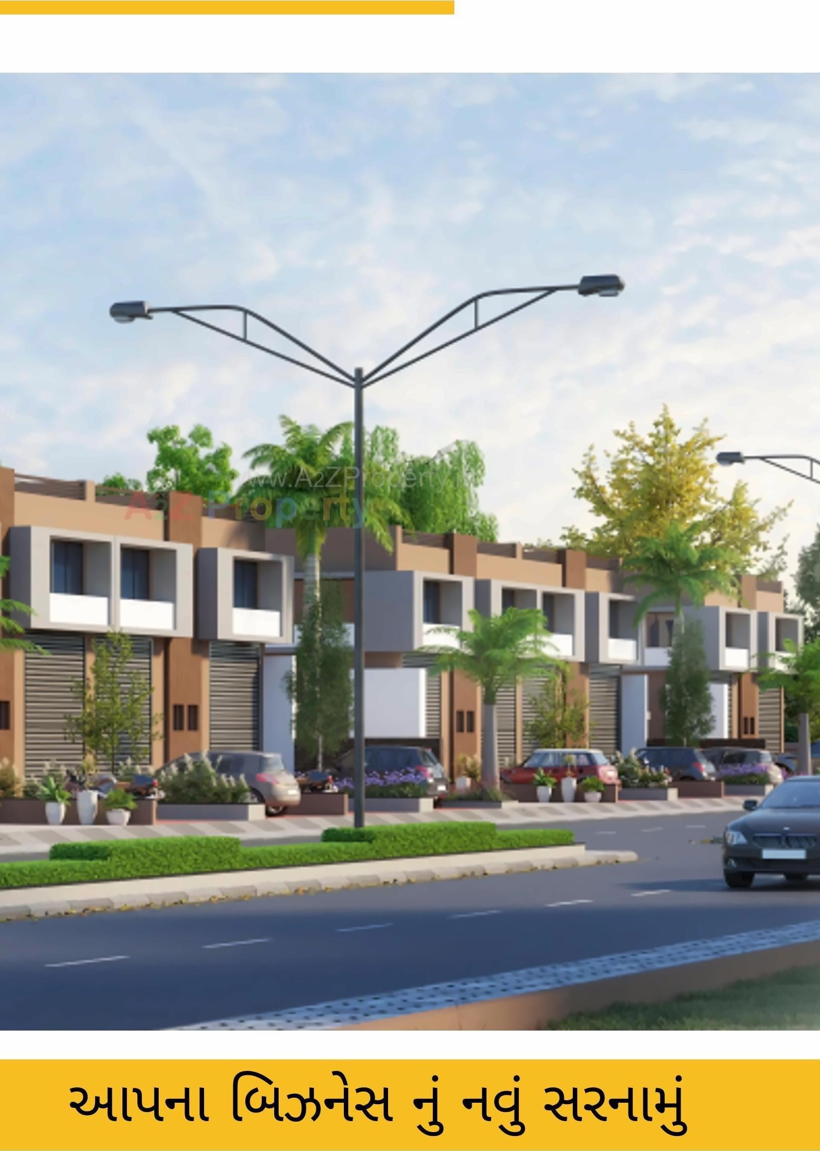 3D Elevation of real estate project Radhekrishna Industrial Estate located at Ahmedabad, Ahmedabad, Gujarat