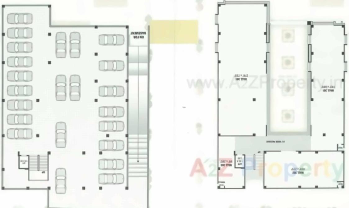 Layout of real estate project Radhika Arcade located at Odhav, Ahmedabad, Gujarat