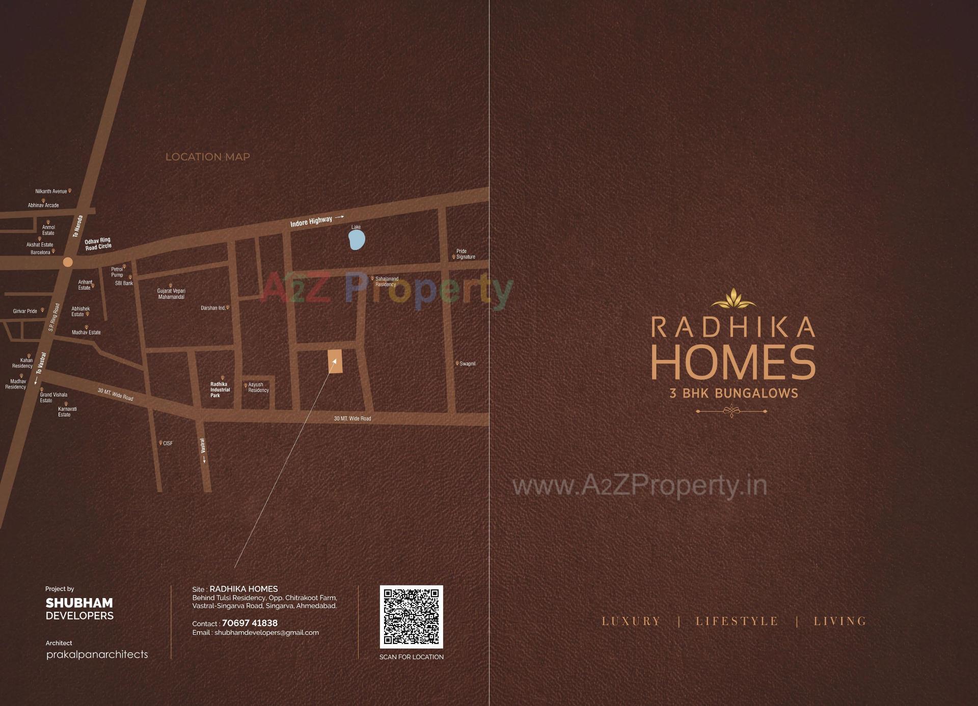  of real estate project Radhika Homes located at Singarwa, Ahmedabad, Gujarat