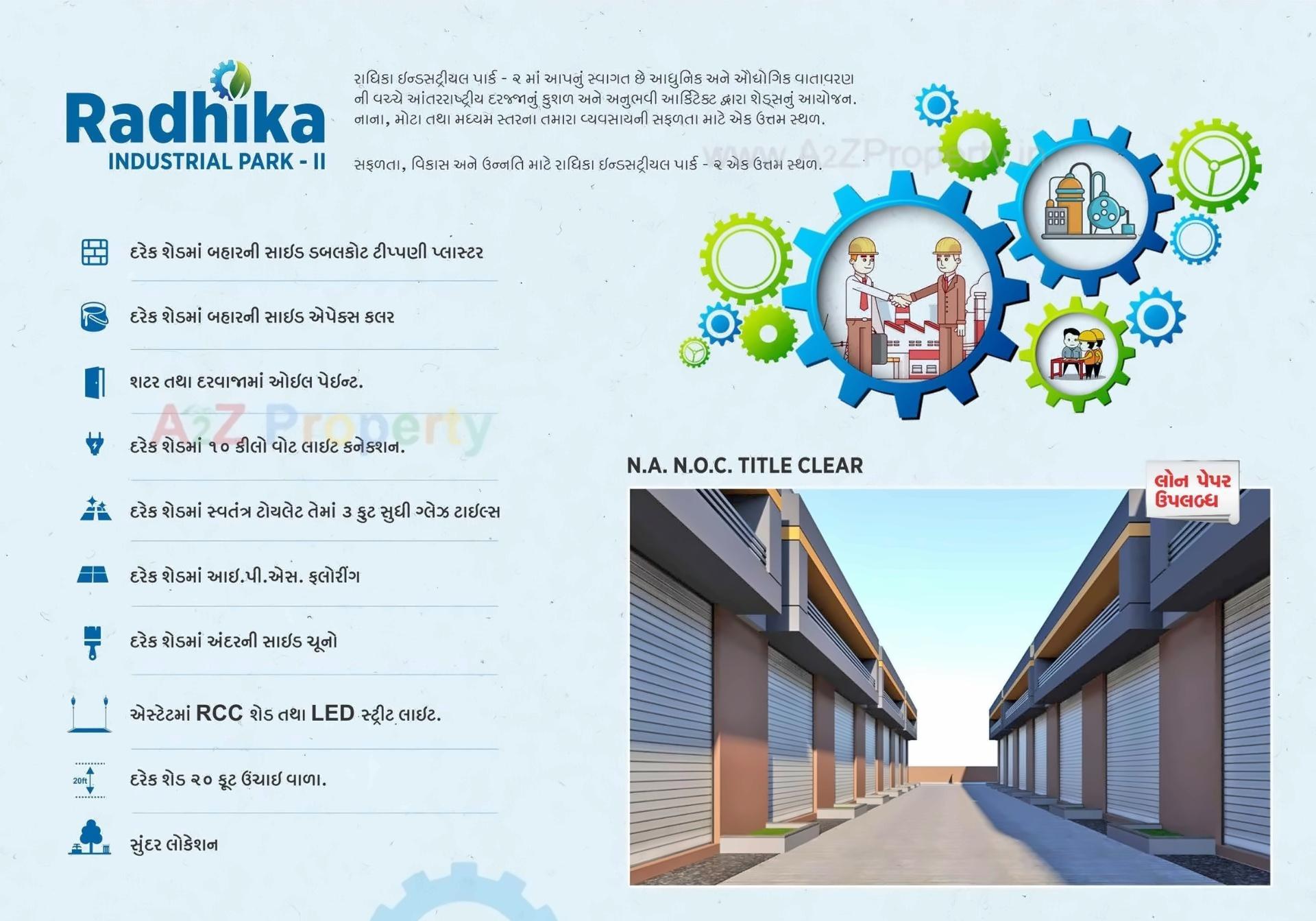  of real estate project Radhika Industrial Park Ii located at Singarva, Ahmedabad, Gujarat