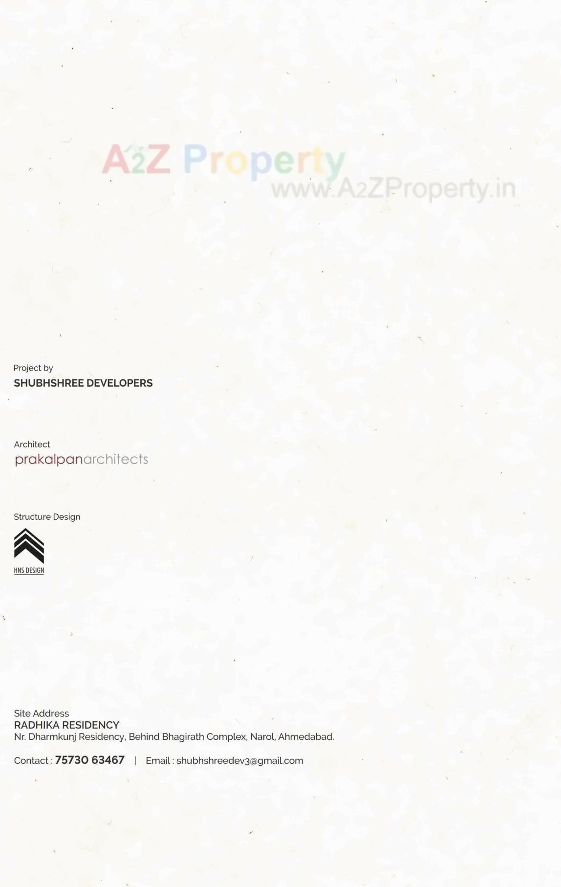  of real estate project Radhika Residency located at Narol, Ahmedabad, Gujarat