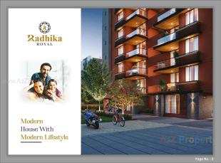 Elevation of real estate project Radhika Royal located at Nikol, Ahmedabad, Gujarat
