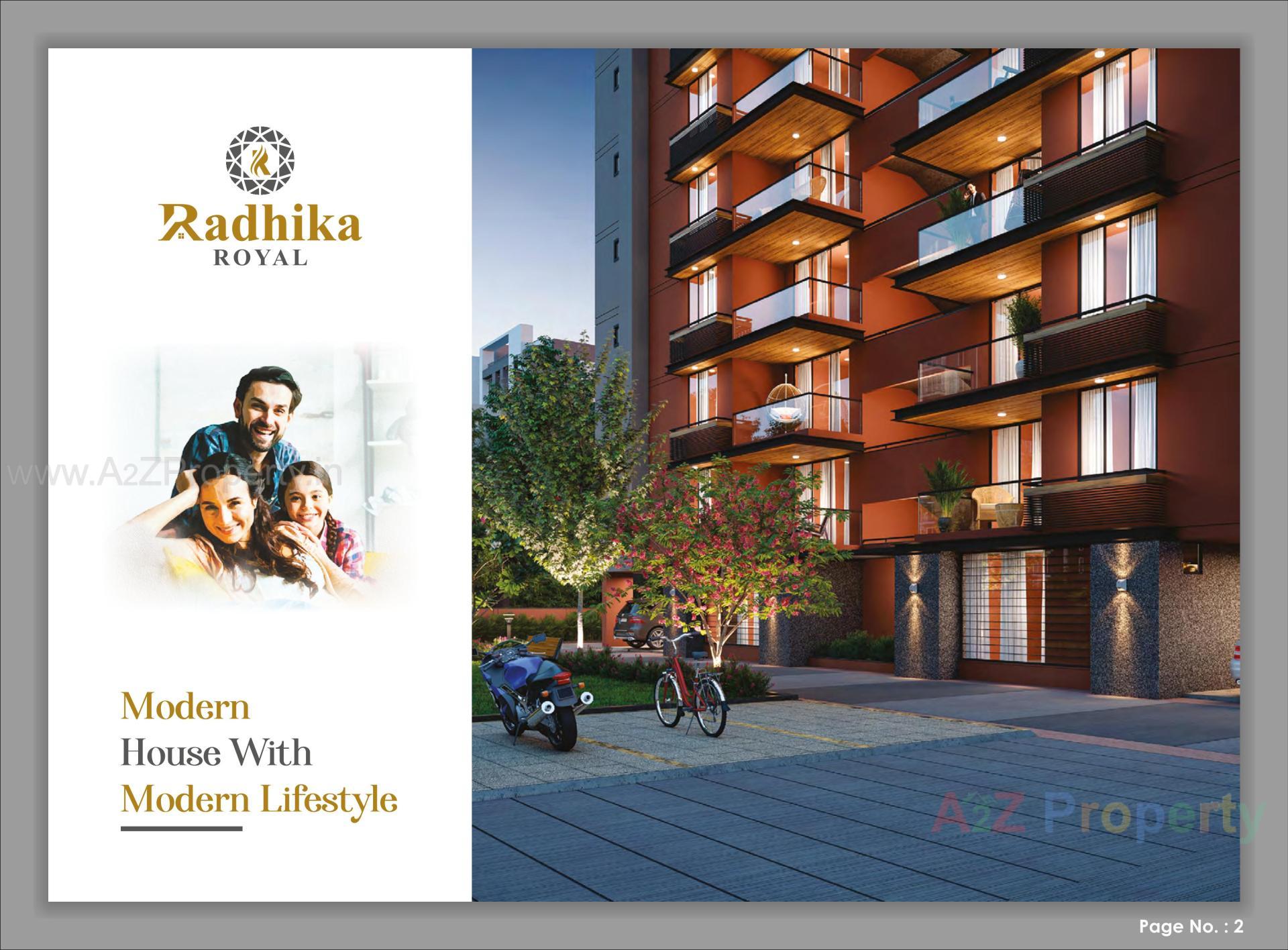 3D Elevation of real estate project Radhika Royal located at Nikol, Ahmedabad, Gujarat