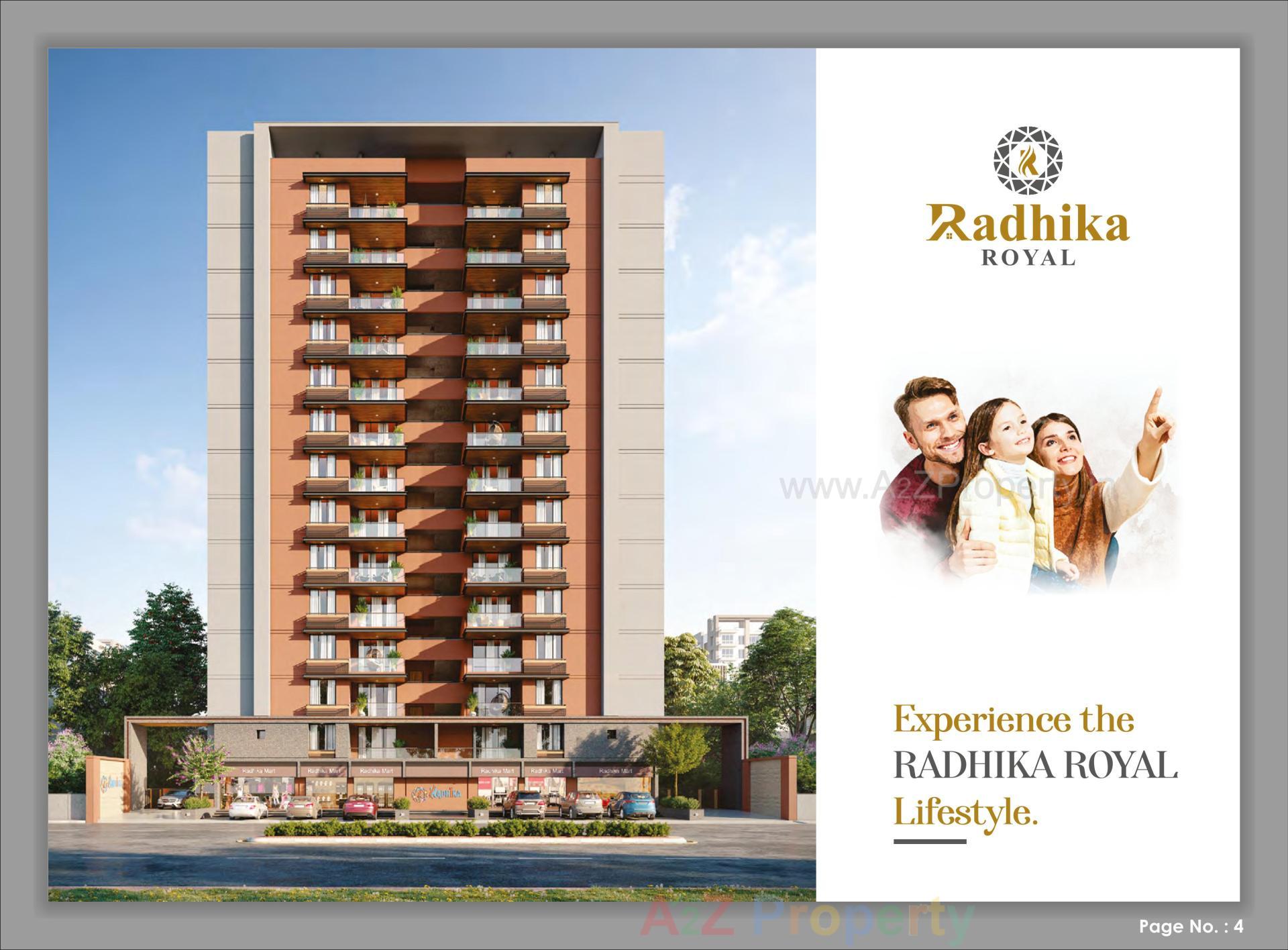 3D Elevation of real estate project Radhika Royal located at Nikol, Ahmedabad, Gujarat