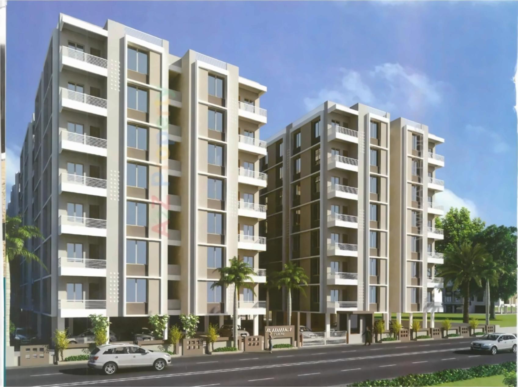 3D Elevation of real estate project Radhika Vihar located at Naroda, Ahmedabad, Gujarat