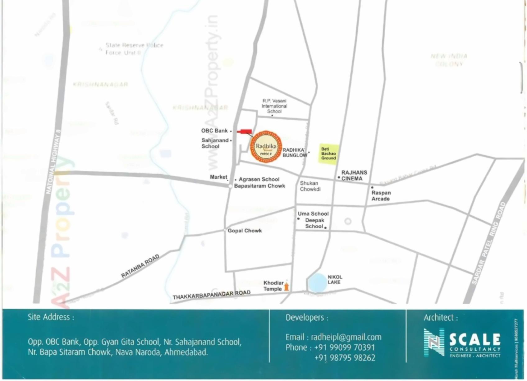  of real estate project Radhika Vihar located at Naroda, Ahmedabad, Gujarat