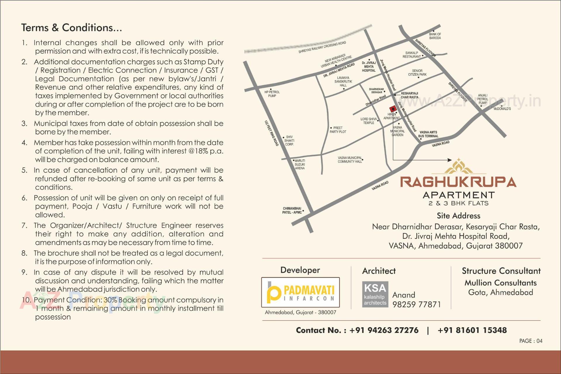  of real estate project Raghukrupa Apartment located at Vasna, Ahmedabad, Gujarat