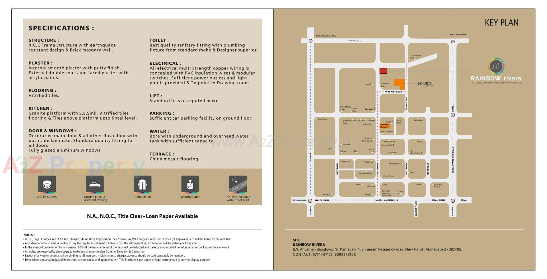  of real estate project Rainbow Rivera located at Vatva, Ahmedabad, Gujarat