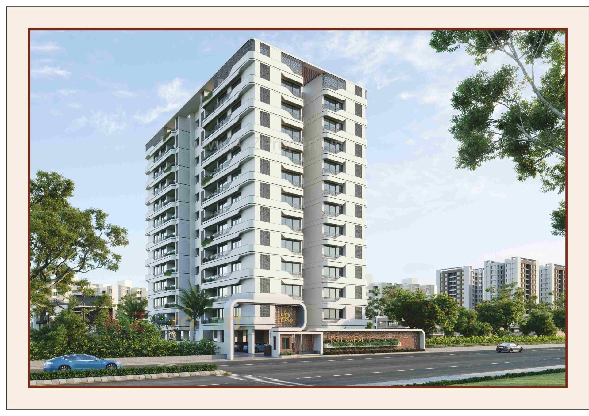 3D Elevation of real estate project Raj Mahal located at Nikol, Ahmedabad, Gujarat