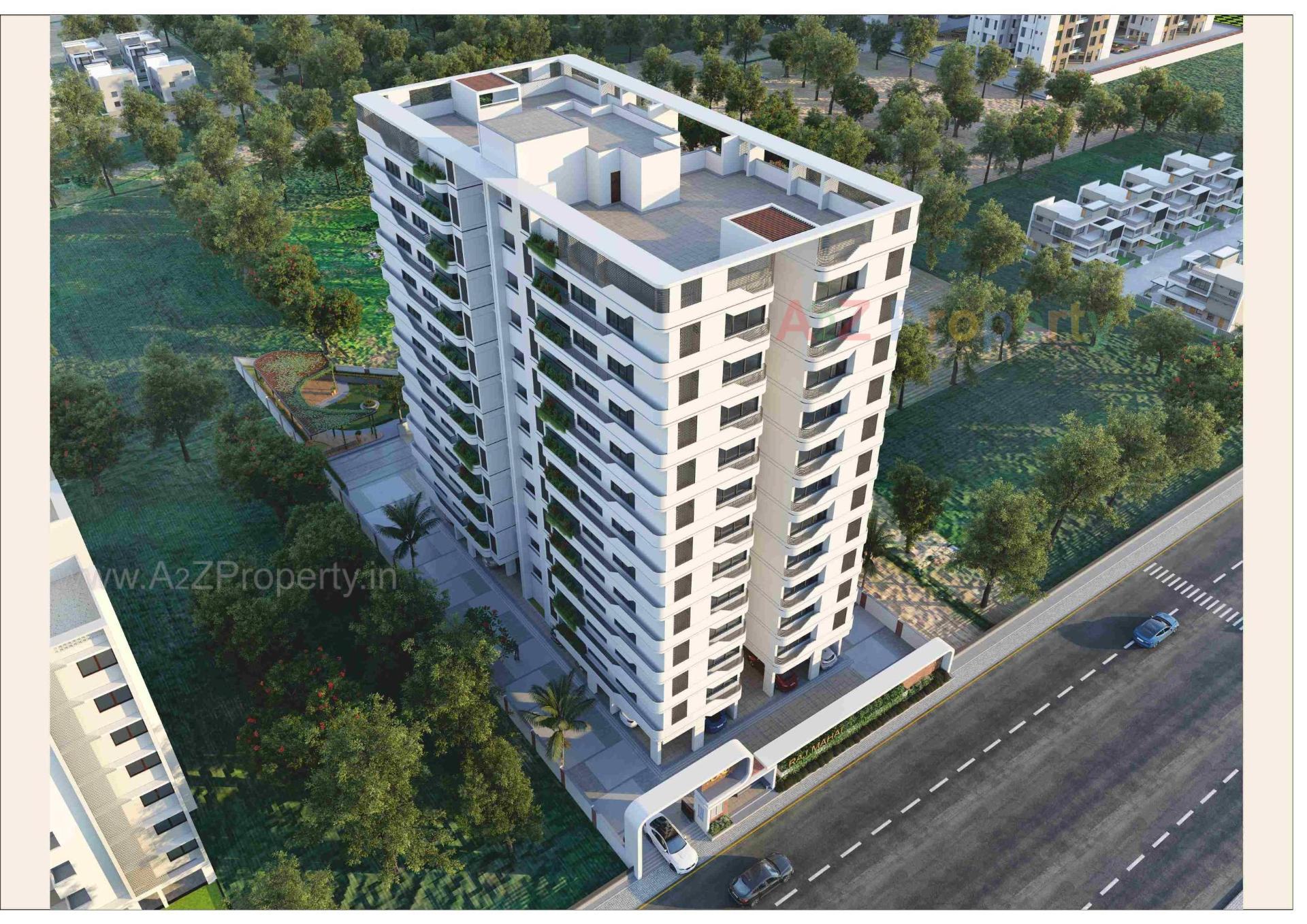 3D Elevation of real estate project Raj Mahal located at Nikol, Ahmedabad, Gujarat