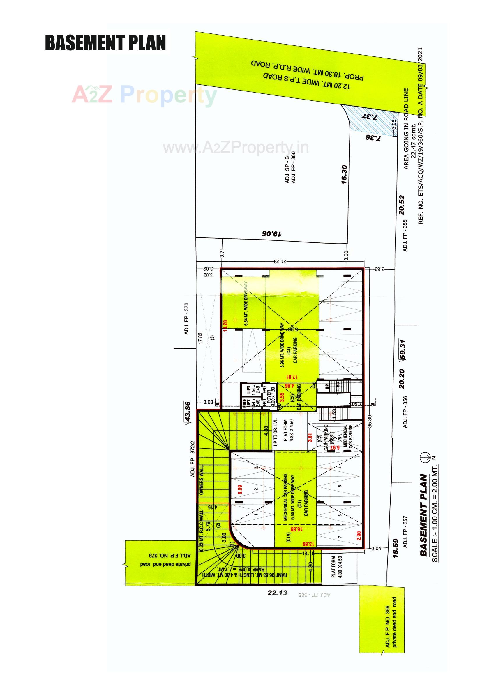 Layout of real estate project Rajal Apartment located at Shekha[shekhpur, Ahmedabad, Gujarat