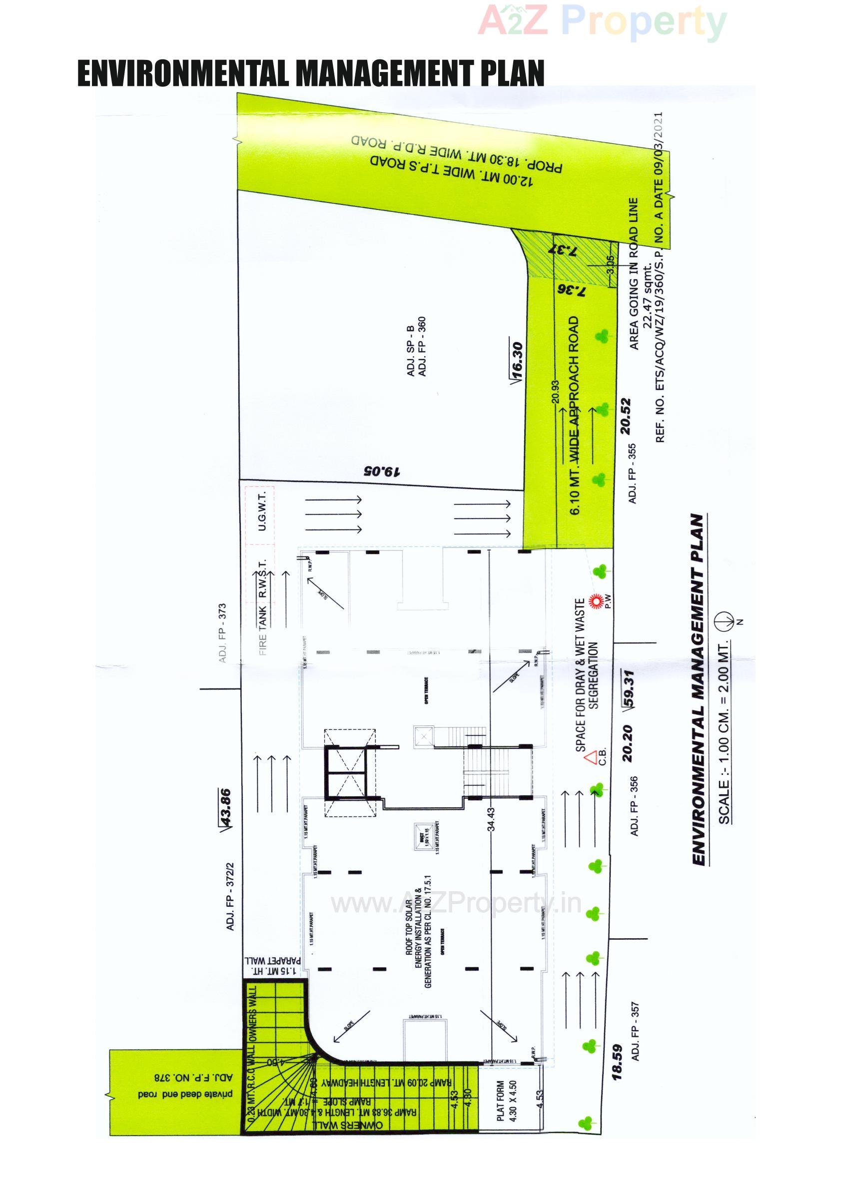 Layout of real estate project Rajal Apartment located at Shekha[shekhpur, Ahmedabad, Gujarat