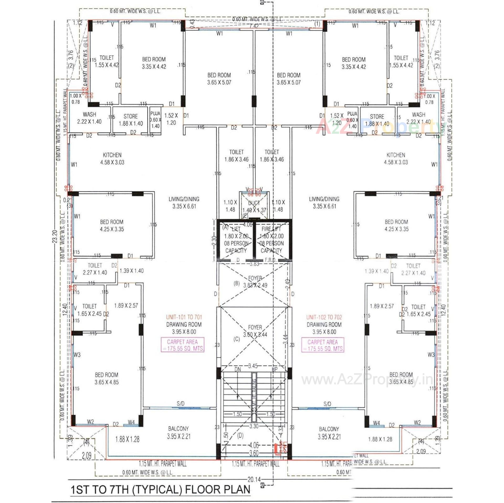 Layout of real estate project Rajharsh Celestial located at Changishpur, Ahmedabad, Gujarat