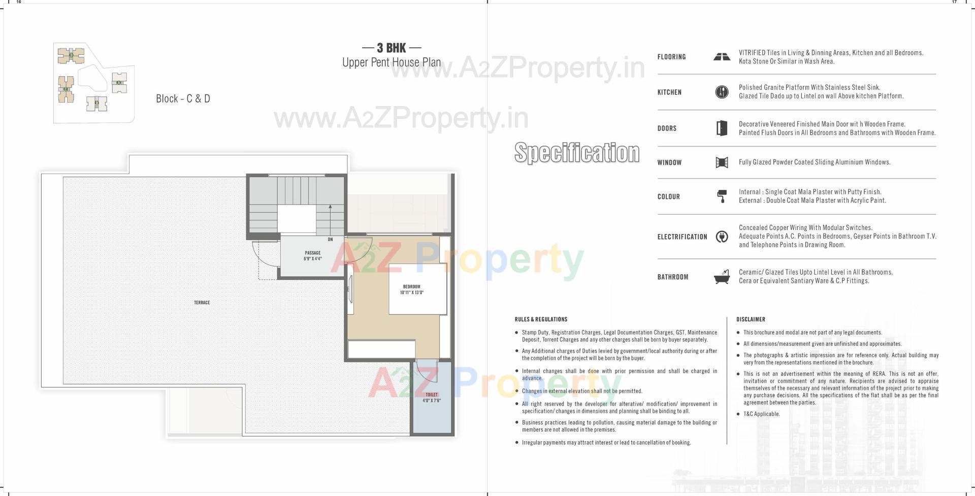 Layout of real estate project Rajshree Elanza located at Chenpur, Ahmedabad, Gujarat