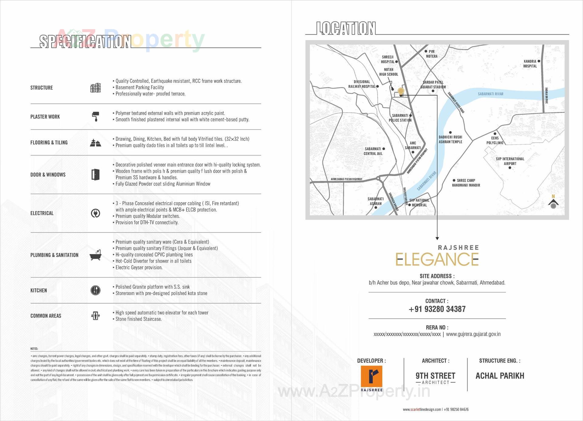  of real estate project Rajshree Elegance located at Acher, Ahmedabad, Gujarat