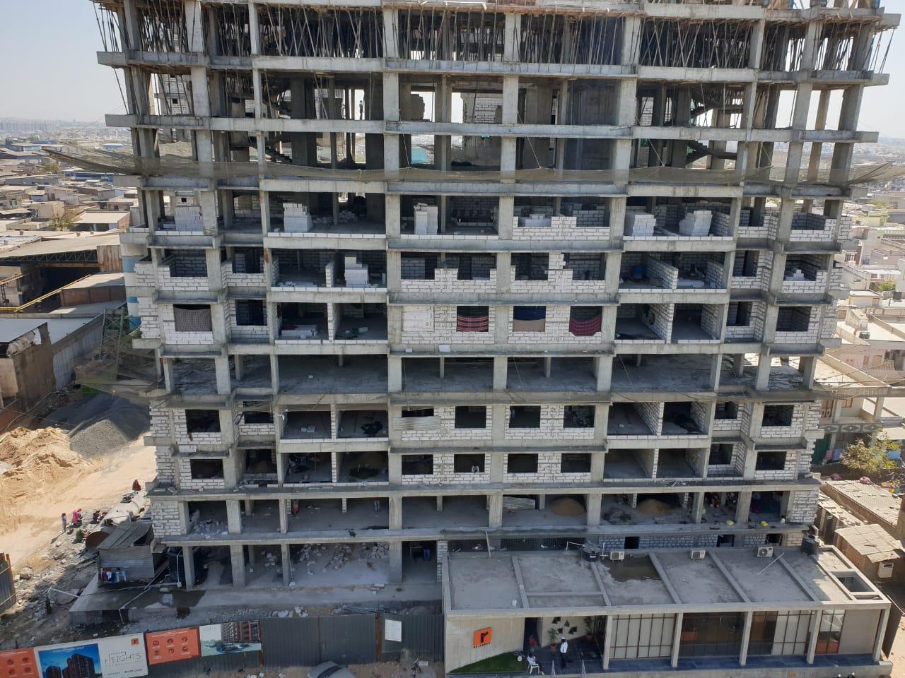 160163_const of real estate project Rajshree Heights located at Bag-e-firdos, Ahmedabad, Gujarat