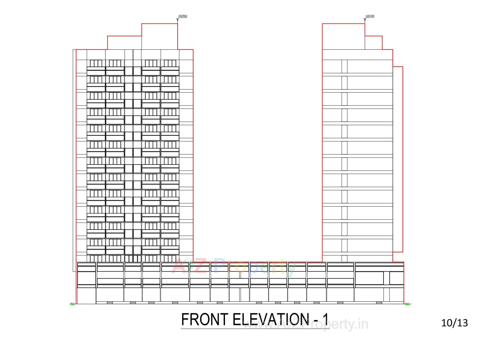 Layout of real estate project Rajshree Regalia located at Jagatpur, Ahmedabad, Gujarat