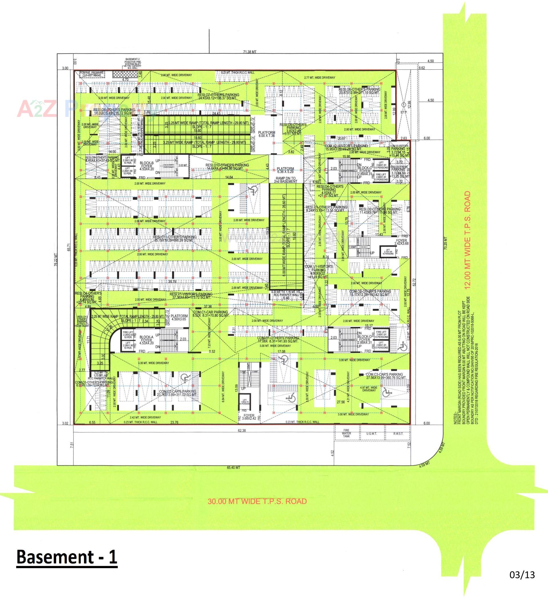 Layout of real estate project Rajshree Regalia located at Jagatpur, Ahmedabad, Gujarat