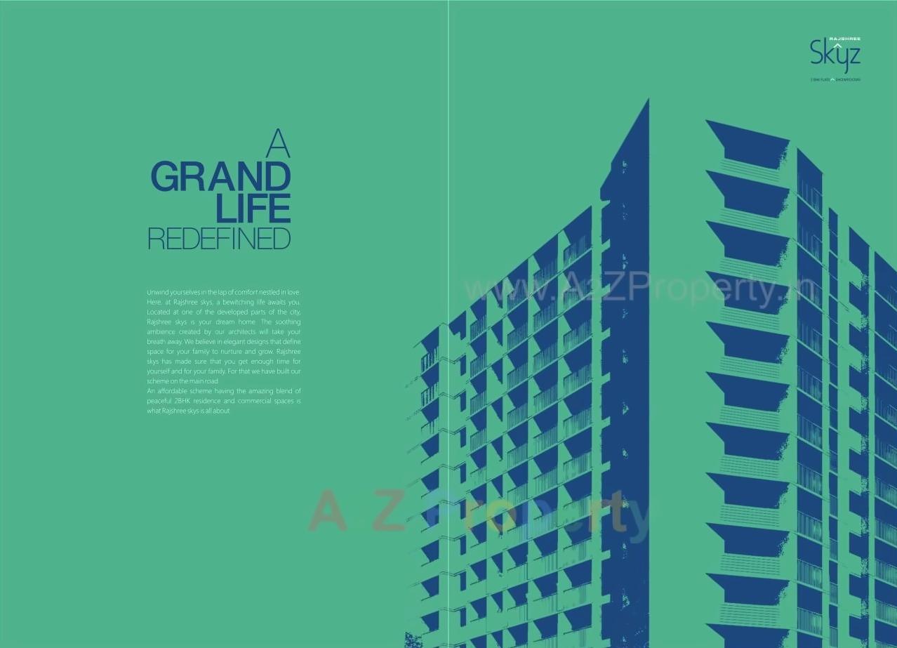 3D Elevation of real estate project Rajshree Skyz located at Mithipur, Ahmedabad, Gujarat