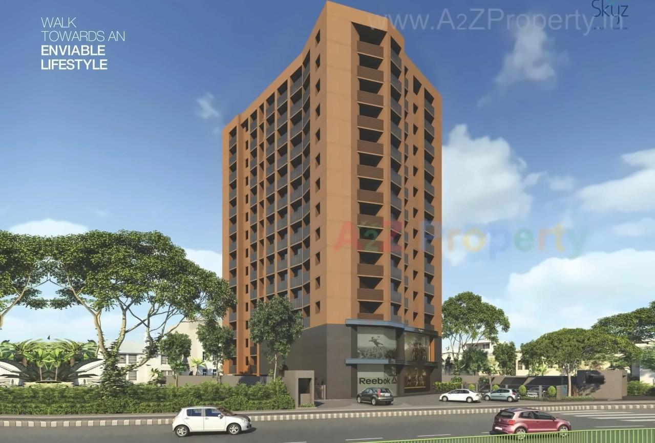 3D Elevation of real estate project Rajshree Skyz located at Mithipur, Ahmedabad, Gujarat