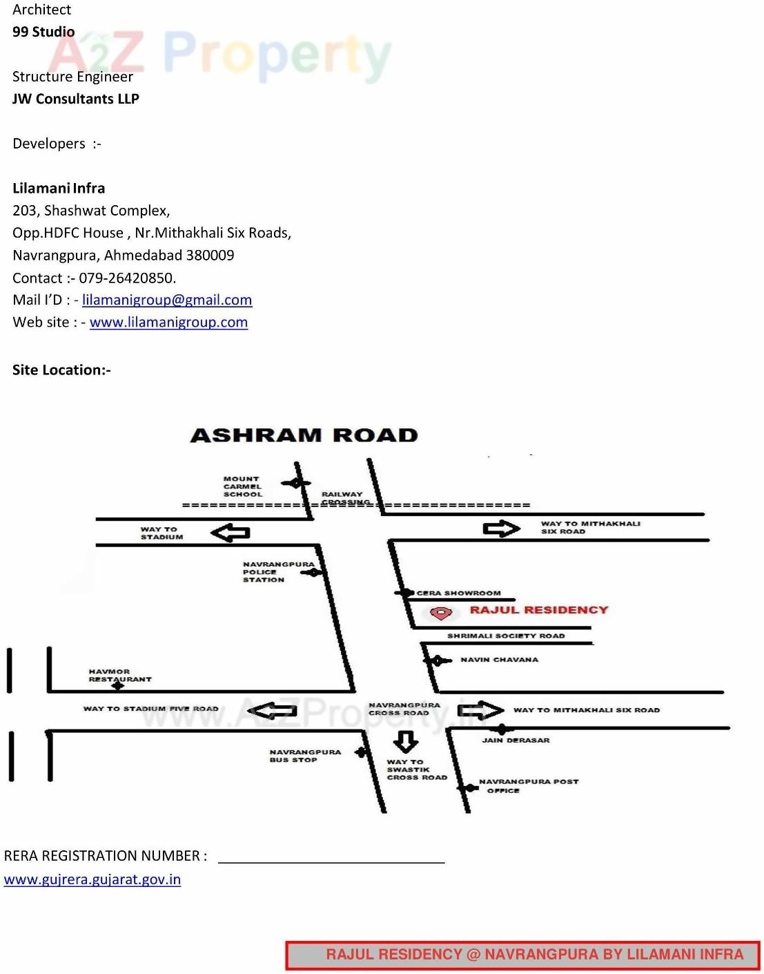  of real estate project Rajul Residency located at Ahmedabad, Ahmedabad, Gujarat