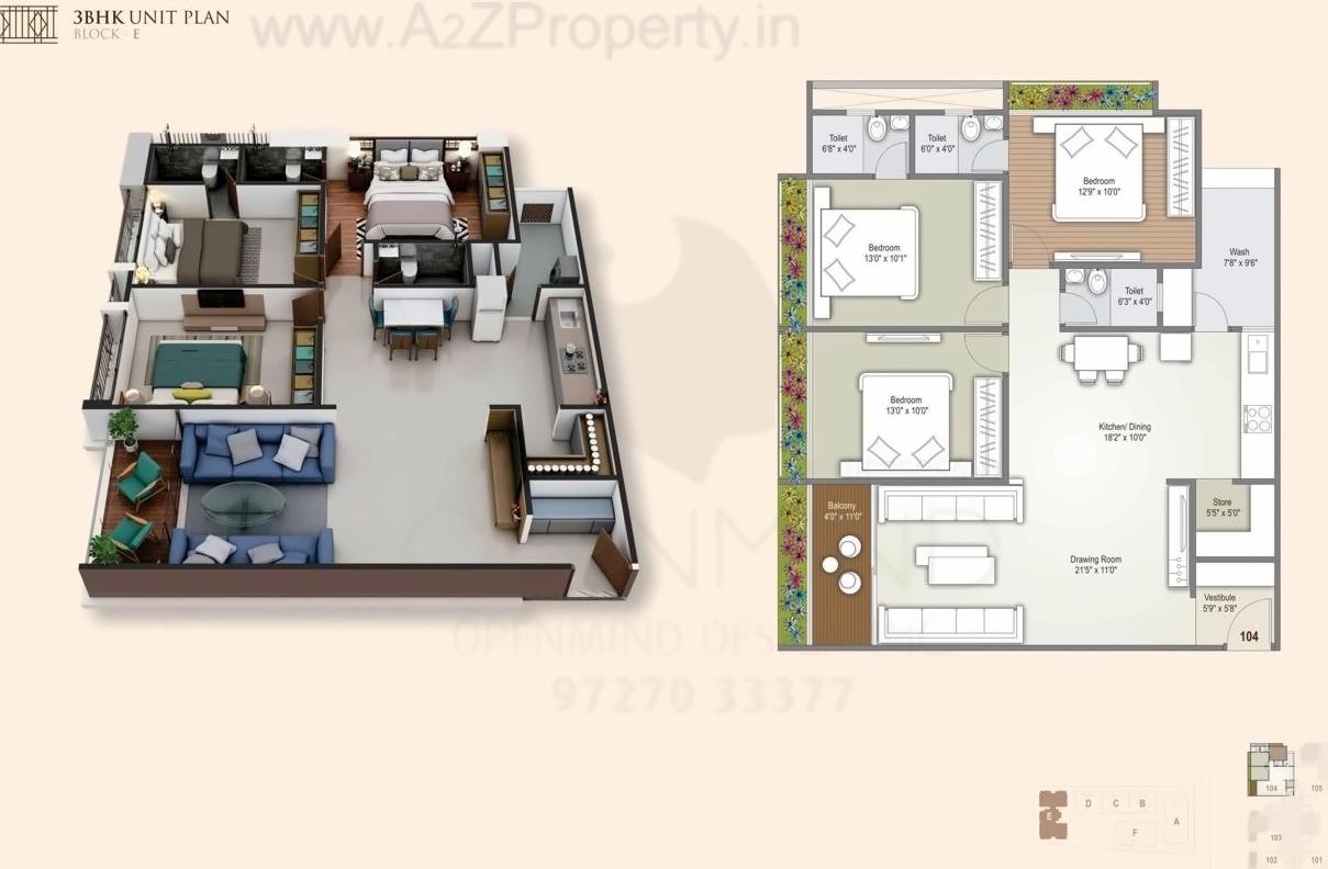 Layout of real estate project Rajvi Elegance located at Nikol, Ahmedabad, Gujarat