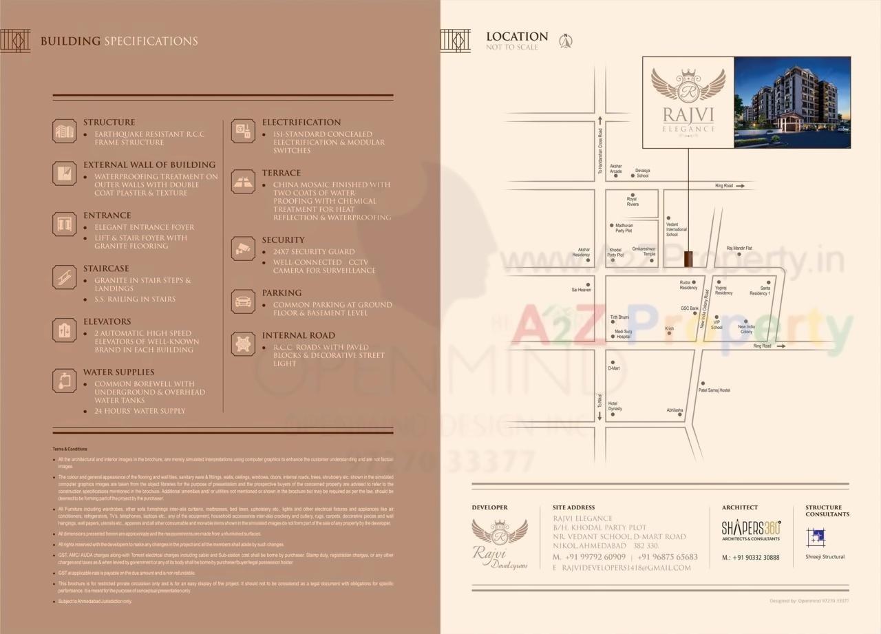  of real estate project Rajvi Elegance located at Nikol, Ahmedabad, Gujarat