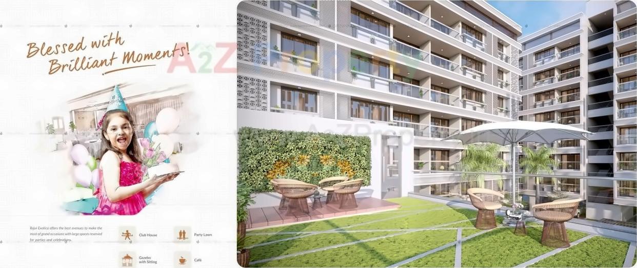 3D Elevation of real estate project Rajvi Exotica located at Ahmedabad, Ahmedabad, Gujarat