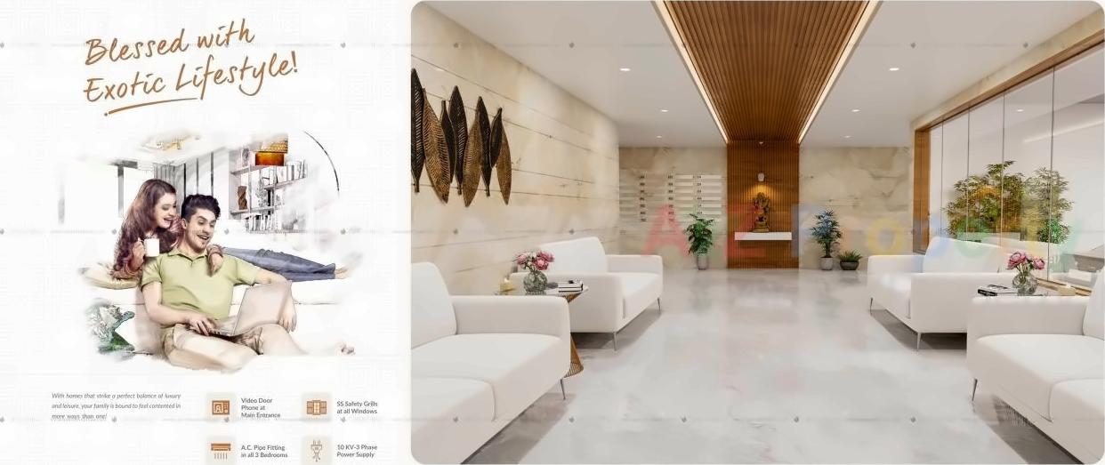 3D Elevation of real estate project Rajvi Exotica located at Ahmedabad, Ahmedabad, Gujarat