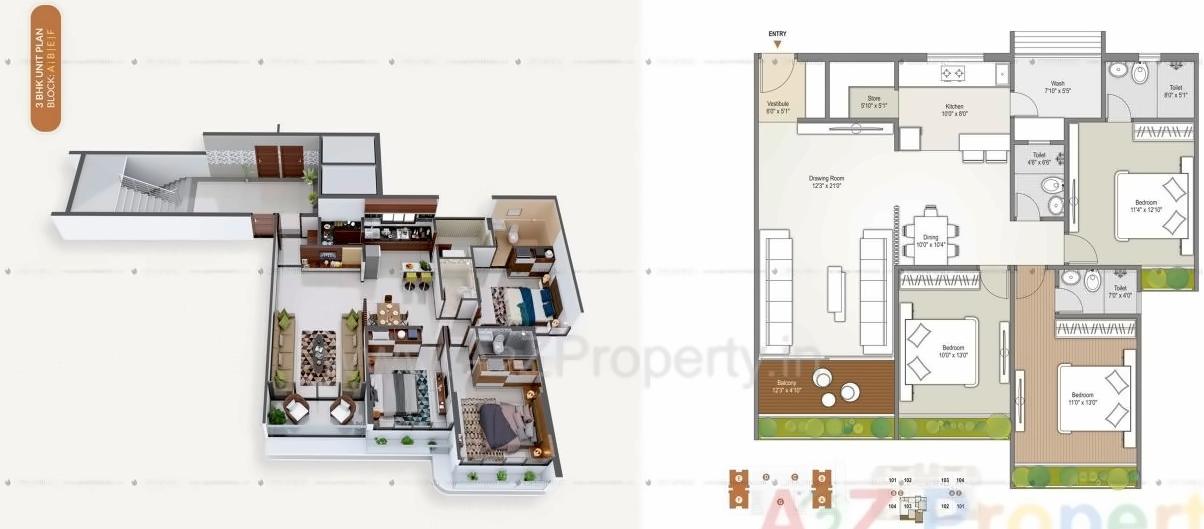 Layout of real estate project Rajvi Exotica located at Ahmedabad, Ahmedabad, Gujarat