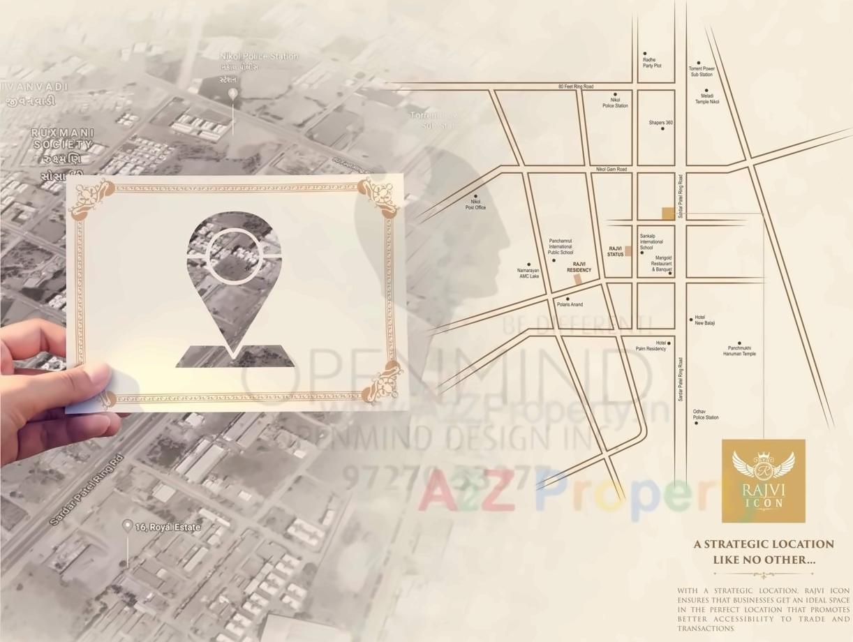  of real estate project Rajvi Icon located at Nikol, Ahmedabad, Gujarat