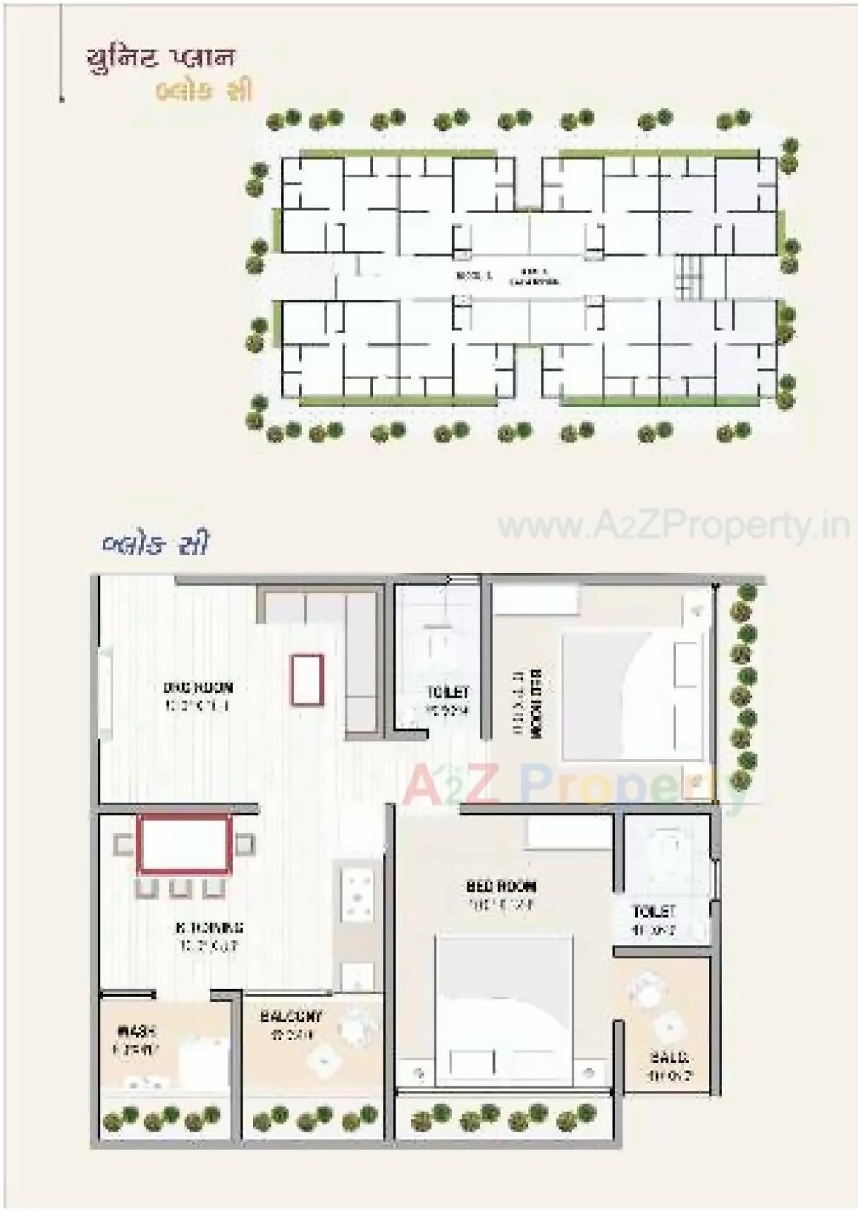 Layout of real estate project Rajvi Residency located at Nikol, Ahmedabad, Gujarat