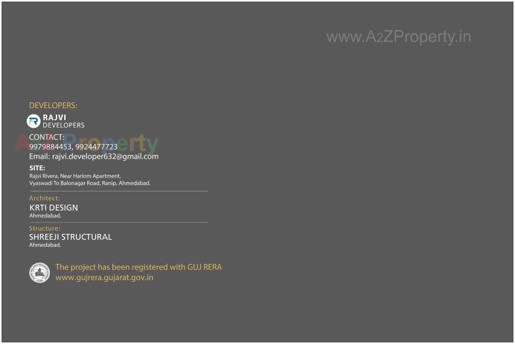  of real estate project Rajvi Rivera located at Ahmedabad, Ahmedabad, Gujarat