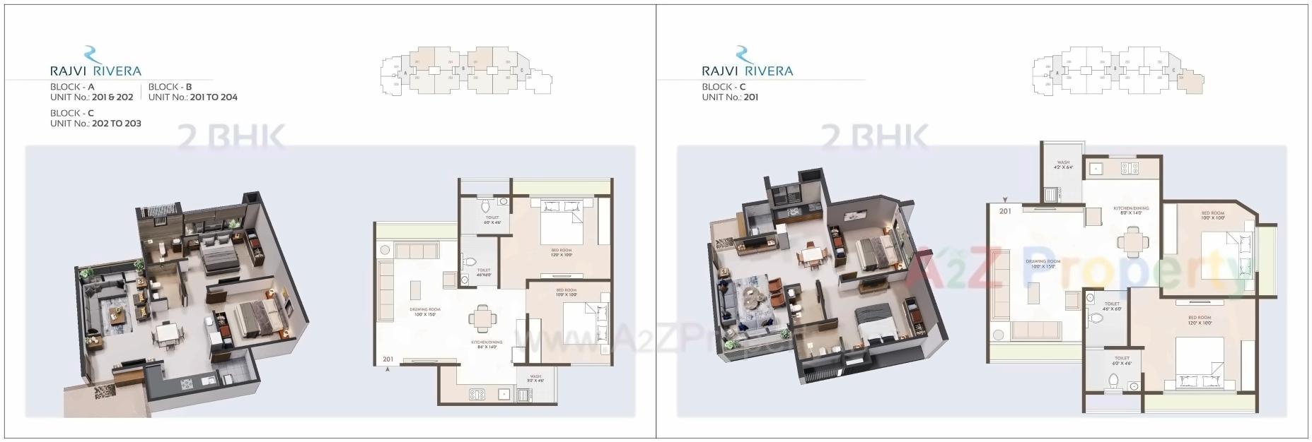 Layout of real estate project Rajvi Rivera located at Ahmedabad, Ahmedabad, Gujarat