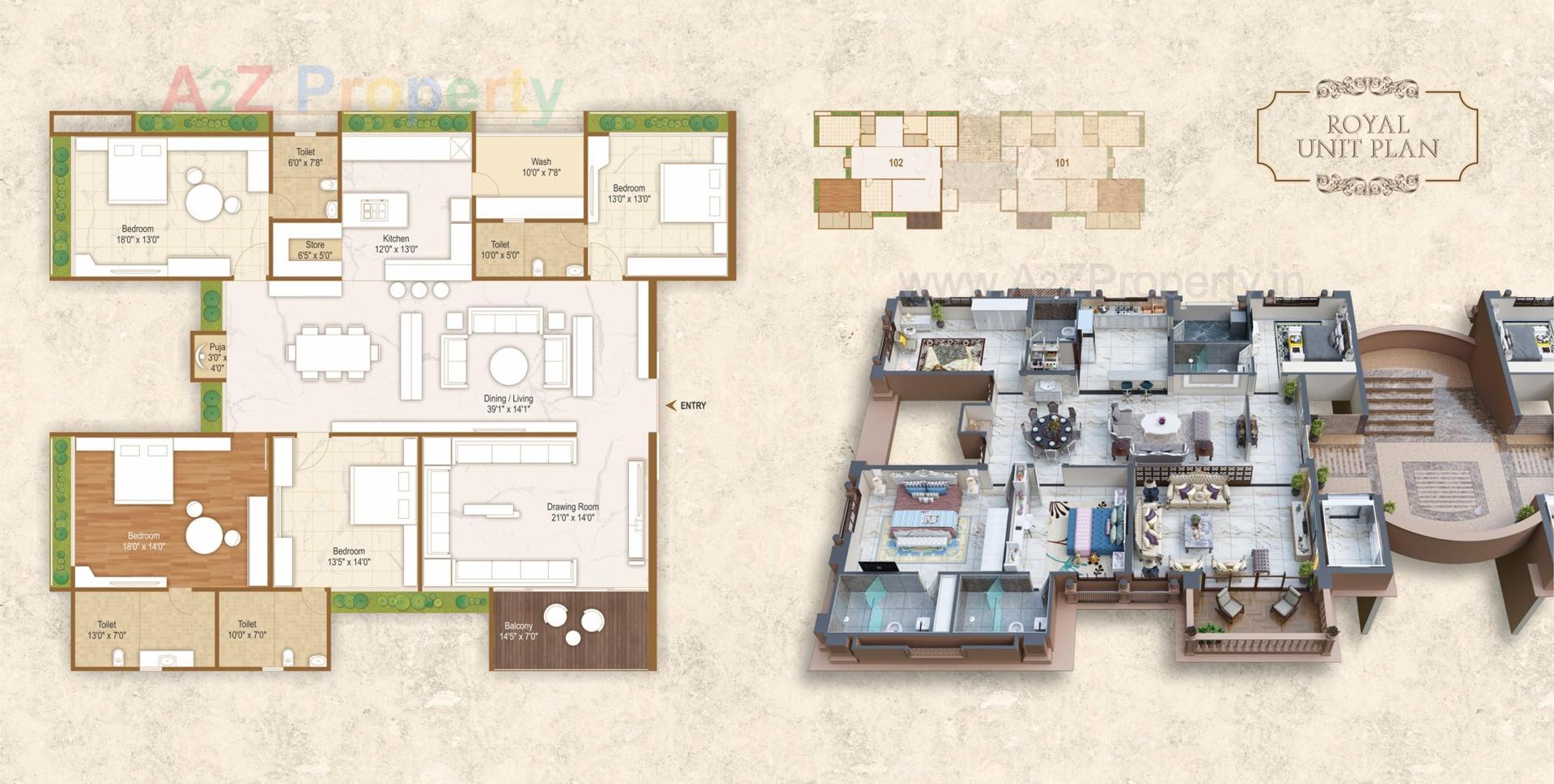 Layout of real estate project Rajvi Royal located at Nikol, Ahmedabad, Gujarat
