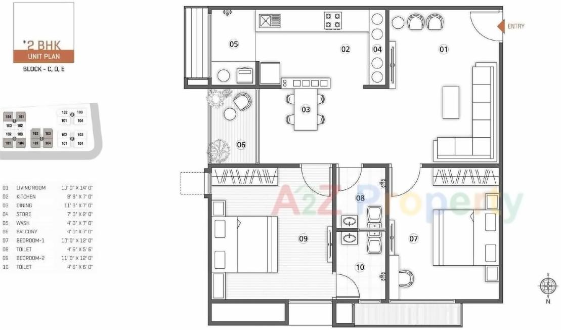 Layout of real estate project Rajyash Rains located at Shahwadi, Ahmedabad, Gujarat