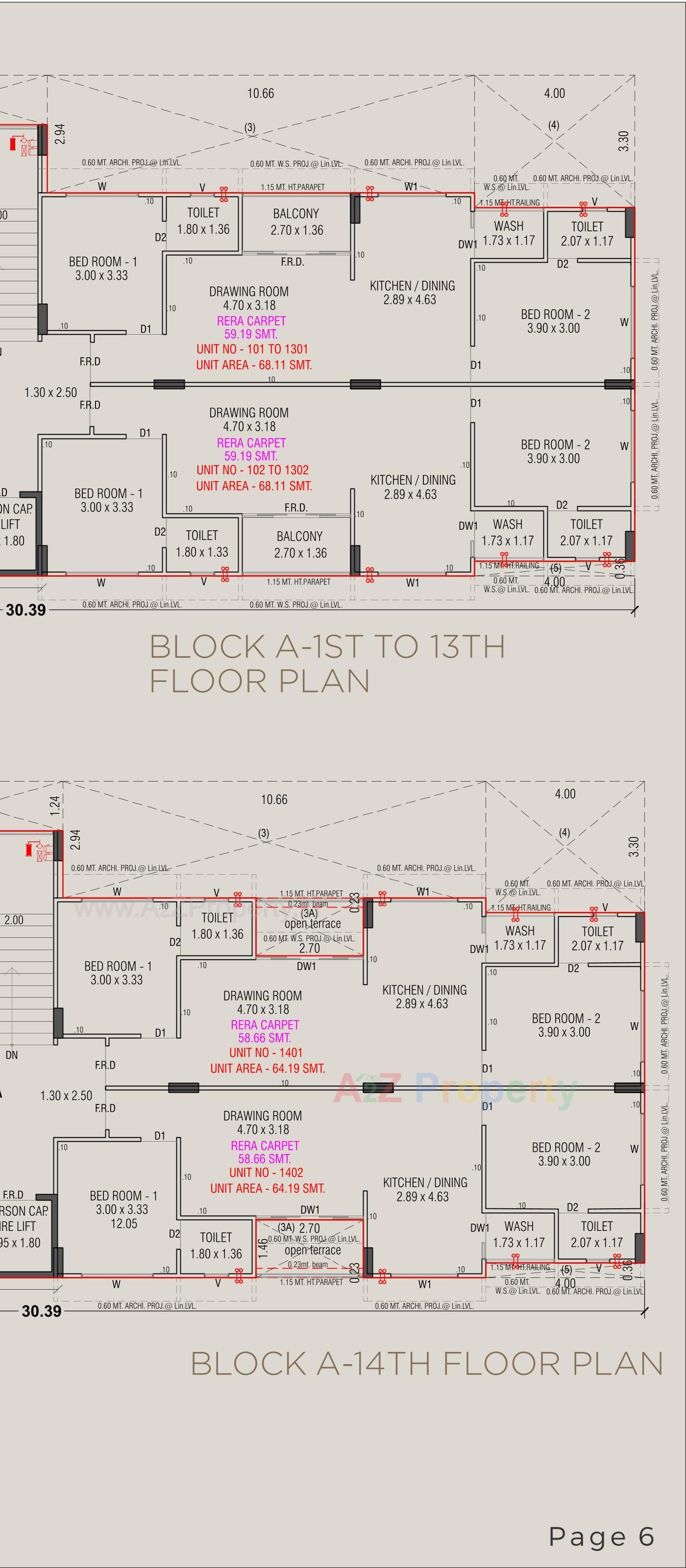 Layout of real estate project Rajyash Reanand located at Vasna, Ahmedabad, Gujarat