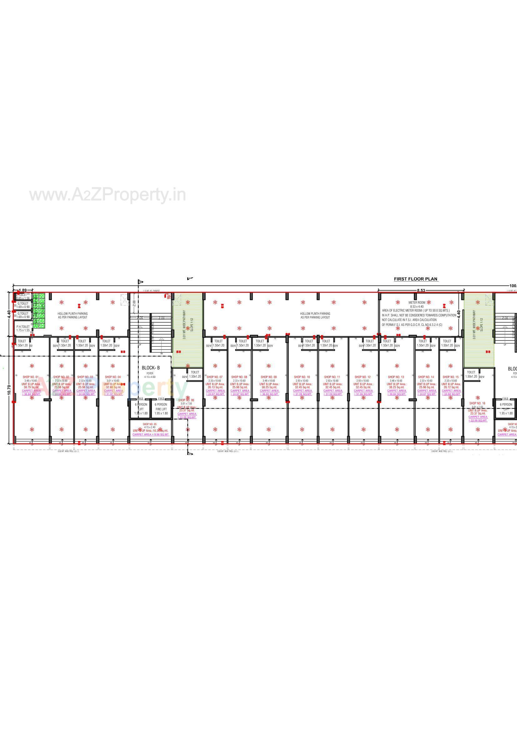 Layout of real estate project Rajyash Reanand located at Vasna, Ahmedabad, Gujarat
