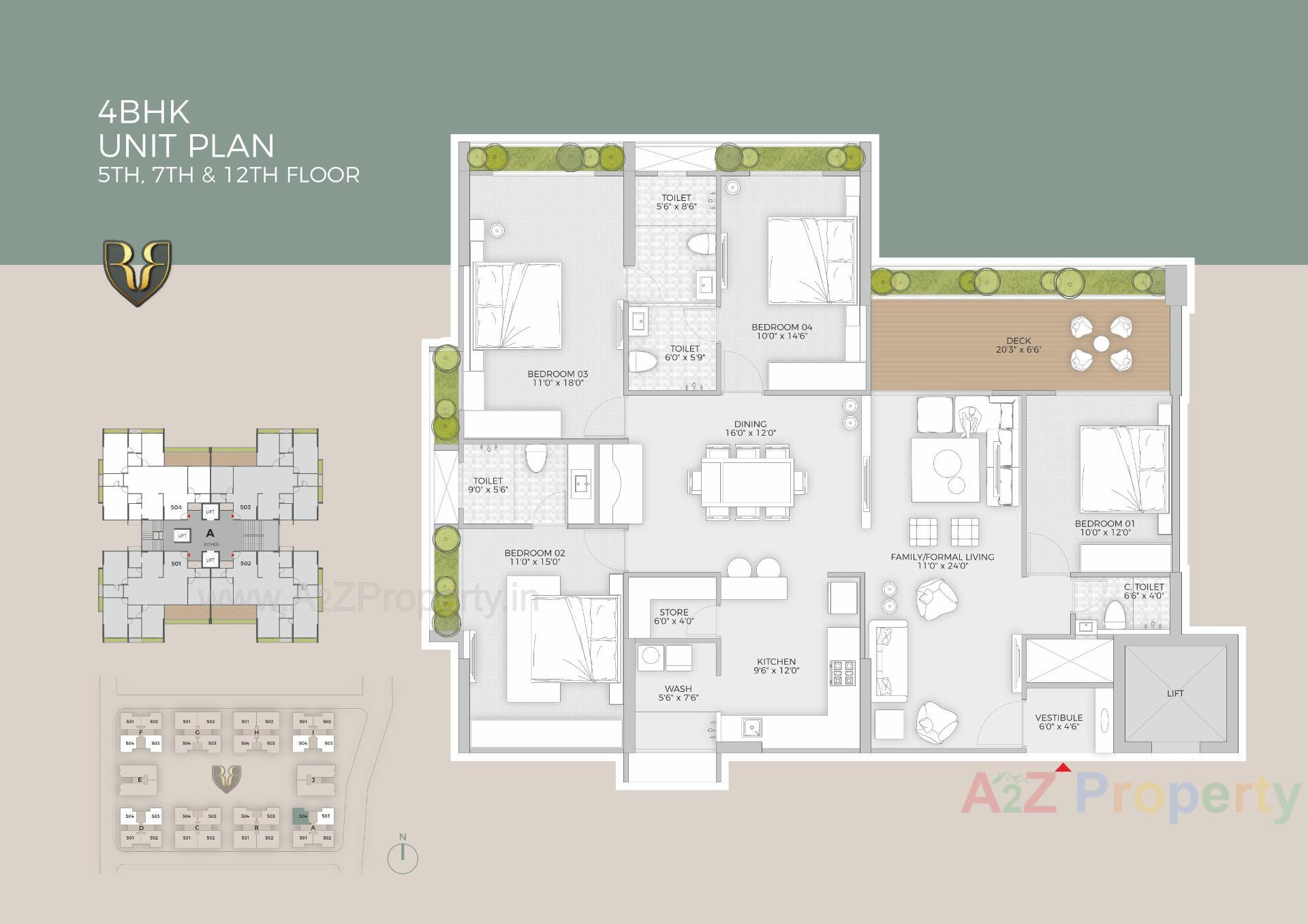 Layout of real estate project Rajyash Regius located at Bopal, Ahmedabad, Gujarat