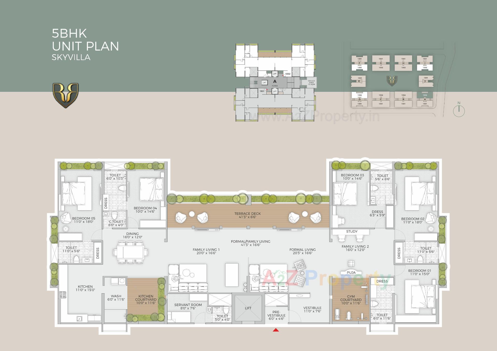 Layout of real estate project Rajyash Regius located at Bopal, Ahmedabad, Gujarat